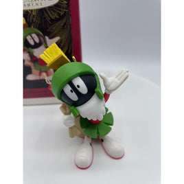 Vintage Looney Tunes Marvin the Martian Hallmark Christmas Ornament 1996