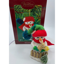 Carlton Cards Heirloom Collection Ornament "Sunny Snowfolk"  3rd in Series 2003