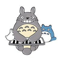 Hayao Miyazaki Totoro Pins Totoro as Musician Batman Star Wars Buttons Pinbacks