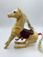 Barbie Jumping Tawny Horse for Doll Set Horse Only Tested and Working 2006