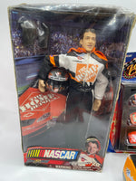 Vintage Tony Stewart NASCAR Collectibles Lot Cars Doll Clock Chocolate Knife Cup