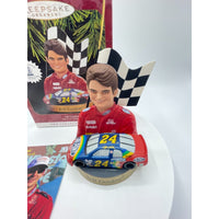 Vintage NASCAR Jeff Gordon Hallmark Christmas Ornament 1997 with Trading Card