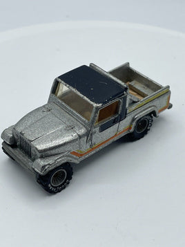 Vintage Hot Wheels Real Riders Jeep Scrambler 1982 Gray Hubs Die Cast Toy Car