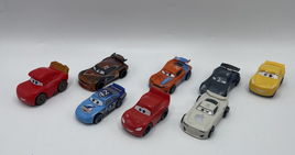 Disney Pixar Cars Lot of 8 Lightning McQueen Apple Icar 84 Dinoco Nitroade Cars