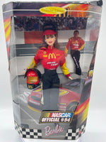 Vintage Barbie Doll NASCAR Bill Elliott 94 McDonalds Mattel 1999 Race Car Driver