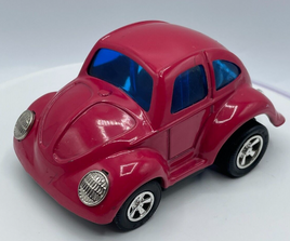 Vintage Marx Toys Pull Back Pink Volkswagen Car 1972 Vintage Toys Louis Marx Co