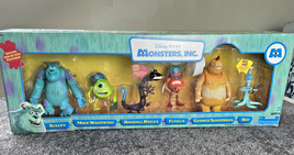 Disney Pixar Monsters  INC. Sound Action Figures 6 pack Top Scarers 2001 Rare