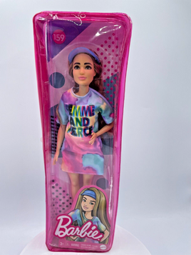 Mattel Barbie Fashionistas Doll #159 Femme and Fierce Visor Tie Die Dress 2020