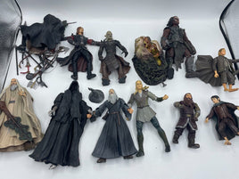 Lord of the Rings Action Figures Lot 11 Figures & Accessories Toy Biz