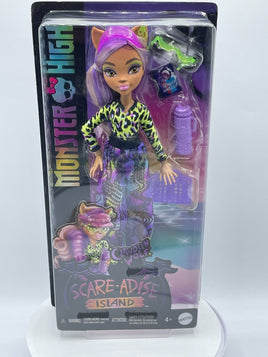 Monster High Scare-adise Island Clawdeen Wolf Fashion Doll New Mattel 2023