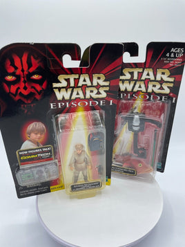 Star Wars Anakin Skywalker & Underwater Accessory Set Figure Episode 1  .00 Card