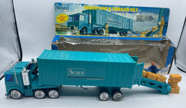 Rare Vintage Arco Play Wheels Sounds of Power Sears Tractor Trailer Truck 1977