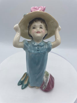 Rare Vintage Royal Doulton Make Believe Figurine Bone China HN 2225 England 1961