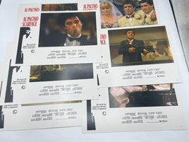 Scarface Original Movie Lobby Cards Full Set of 8 Al Pacino Michelle Pfeiffer