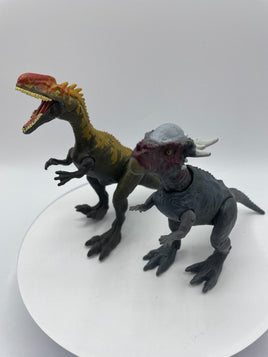 Jurassic World Camp Cretaceous Stygimoloch & Monolophosaurus Dinosaur Lot