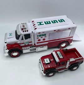 Hess Truck 2020 Ambulance and Rescue Vehicle Working Lights and Sirens