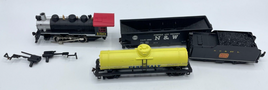 Bachmann 00626 HO Chattanooga Steam Engine Train Car Set Smoke Light Locomotive