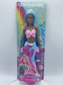 Barbie Dreamtopia Mermaid Doll with Blue and Pink Tail African American New 2021