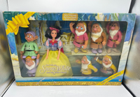 Vintage Snow White & The Seven Dwarfs Color Changing Doll Figure Set Disney 1993