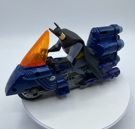 Justice League Mission Vision Batman Rev & Go Friction Motorcycle Mattel 2003