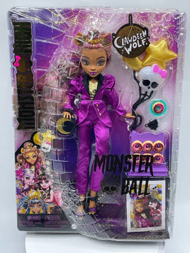 Monster High Clawdeen Wolf Monster Ball Party Fashion Doll Brand New 2023