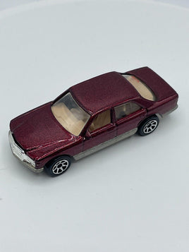 Vintage Hot Wheels Mercedes-Benz 380SEL Car Metallic Maroon 1991