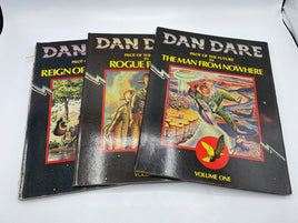 Dan Dare Pilot of the Future Volume 1-3 First Printings 1979-1981 Graphic Novels