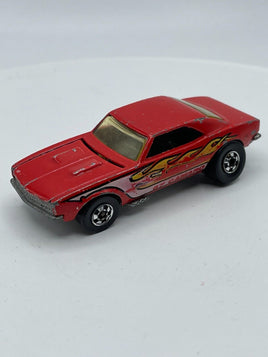 Vintage Original 1982 Hot Wheels '67 Camaro Red Opening Hood Flames Rare Car