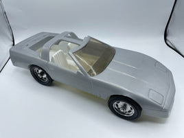 Vintage Gay Toys 1970's Corvette Silver No. 7981 American Plastics 17" Car USA