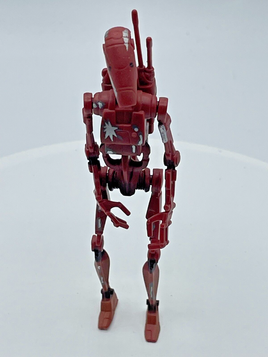 Star Wars Battle Droid Arena Battle Red Variant Action Figure Battle Damaged