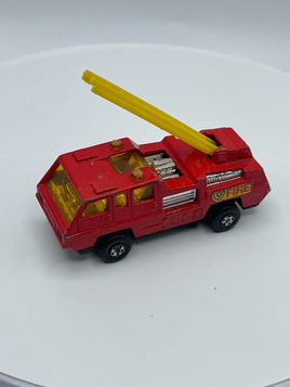 1975 Matchbox Superfast Blaze Buster Fire Ladder Truck No 22 Lesney England