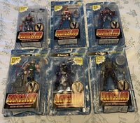 McFarlane Toys Youngblood Full Set of 6 Action Figures 1995 New in Open Boxes