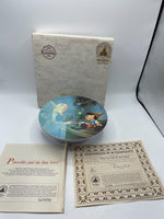 Vintage Walt Disney Pinocchio And The Blue Fairy Collector's Plate Knowles COA