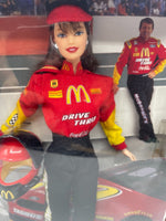 Vintage Barbie Doll NASCAR Bill Elliott 94 McDonalds Mattel 1999 Race Car Driver