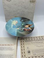 Vintage Walt Disney Pinocchio And The Blue Fairy Collector's Plate Knowles COA