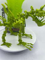 Skeleflex Green Fang-O-Flex Skeleton Dinosaur Alien Bones Figure Wild Planet