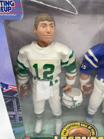 Joe Namath Johnny Unitas Kenner Starting Lineup NFL 12" Sports Figures 1998