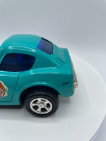 Vintage Marx Toys Pull Back Turquoise Devil Car 1972 Vintage Toys Louis Marx Co