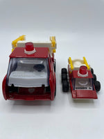 Vintage Lot Buddy L Firetrucks Rescue Trucks Emergency Vehicles Fire Truck Japan