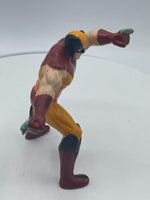 Vintage Wolverine figurine 1990 X-Men Marvel Applause PVC Figure Brown Suit