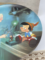 Vintage Walt Disney Pinocchio And The Blue Fairy Collector's Plate Knowles COA