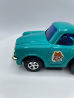 Vintage Marx Toys Pull Back Turquoise Devil Car 1972 Vintage Toys Louis Marx Co