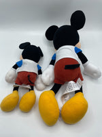 Disneyland Parks Pixar Pier Mickey Mouse 14” 10" Stuffed Toy Plush Doll Lot of 2