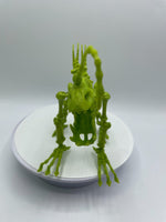 Skeleflex Green Fang-O-Flex Skeleton Dinosaur Alien Bones Figure Wild Planet