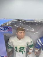 Joe Namath Johnny Unitas Kenner Starting Lineup NFL 12" Sports Figures 1998