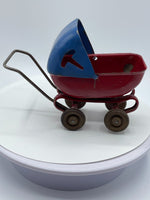 Vintage Wyandotte Toy Baby Stroller 1930's  Doll House Miniature Childrens Buggy