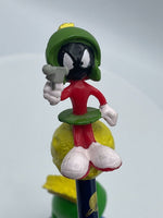 Vintage Looney Tunes Marvin the Martian PVC Figure & Pencil Topper Warner Bros