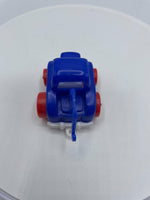 Vintage Blue Tow Truck Red Wheels Steven Mfg. Co U.S.A. 1973 Hong Kong Toy Car