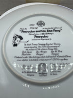 Vintage Walt Disney Pinocchio And The Blue Fairy Collector's Plate Knowles COA