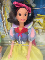 Vintage Snow White & The Seven Dwarfs Color Changing Doll Figure Set Disney 1993